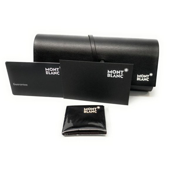 New Mont Blanc Silver 48mm Round Sunglasses - Picture 4 of 5